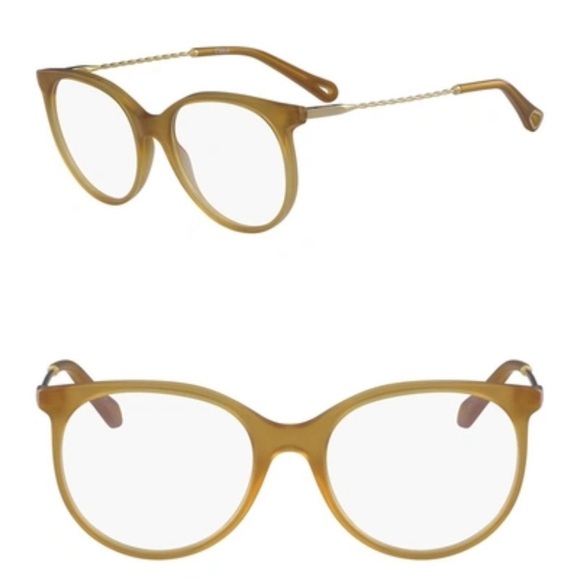 Chloe Accessories - CHLOE Eyeglasses CE2730 208 Caramel Oval Women, NWT